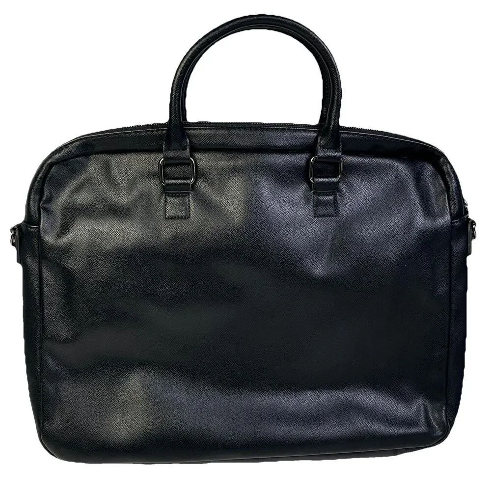 Aldo Messenger Bag Black Laptop Computer Zipper Pockets Tote